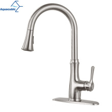 Aquacubic Classic Stainless Steel Cupc Pull Down  Kitchen Faucet
